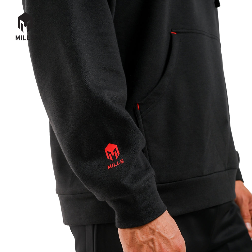 MILLS Batman Jaket Olahraga Hoodie Jacket Black 31009DC