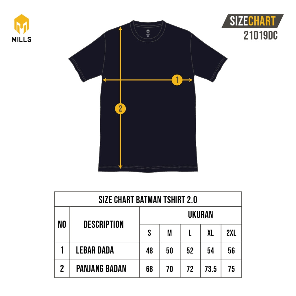 MILLS Batman Cotton T-Shirt 2.0 Navy 21019DC