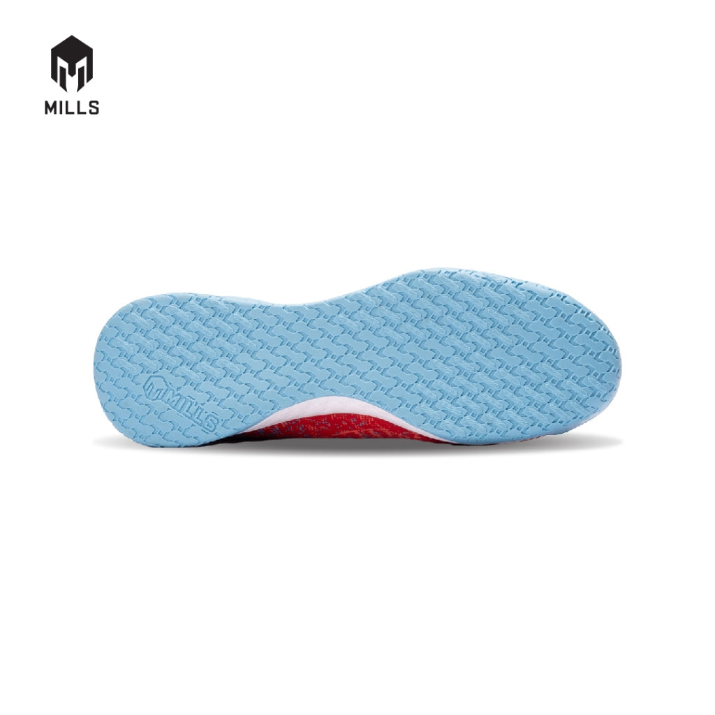 MILLS Sepatu Futsal Voltasala Heizt Red / White / Cyan 9501203
