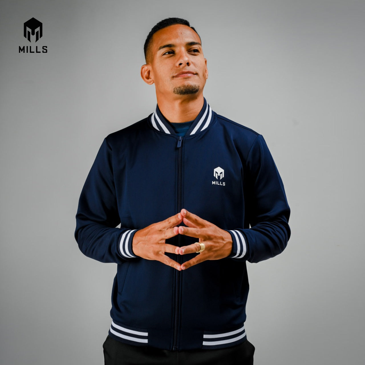 MILLS JAKET ALPHA VARSITY JACKET 8006