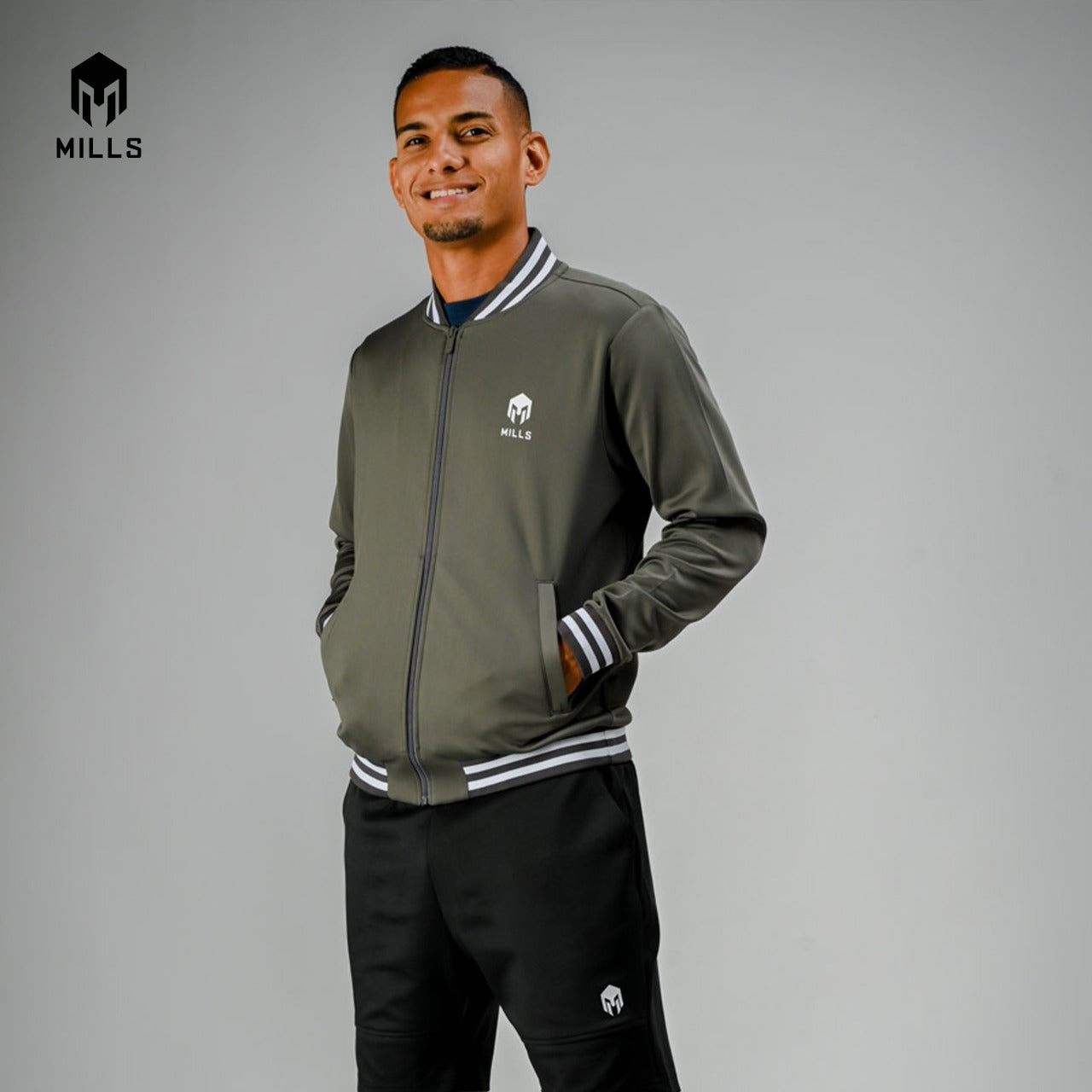 MILLS JAKET ALPHA VARSITY JACKET 8006