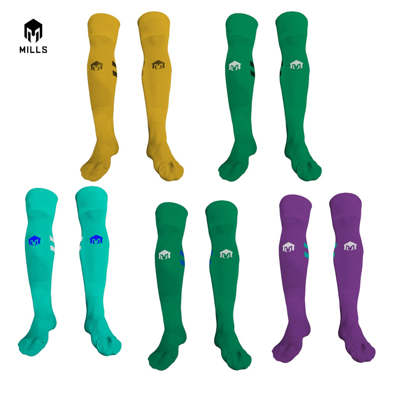 MILLS KAOS KAKI OLAHRAGA SEPAKBOLA FUTSAL SOCCER SOCK A1 1006 ( 2 SIZE ) VC 1