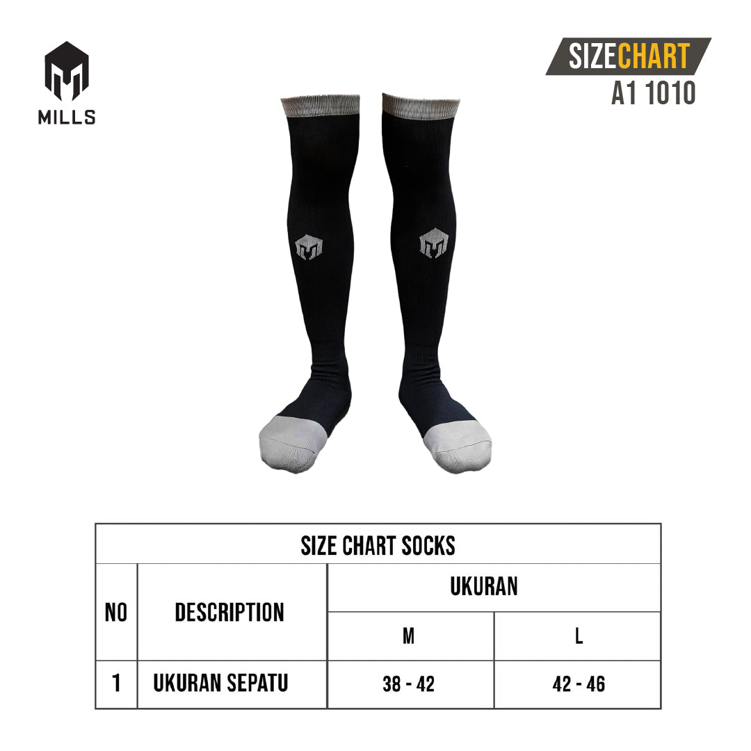 MILLS KAOS KAKI OLAHRAGA SEPAKBOLA FUTSAL SOCCER SOCKS A1 1010