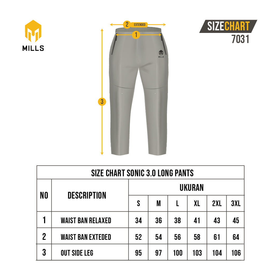 MILLS CELANA TRAINING SONIC LONG PANTS 3.0 7031