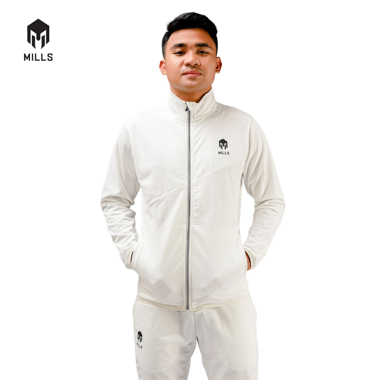 MILLS JAKET OLAHRAGA TRACK JACKET EARTH 8029