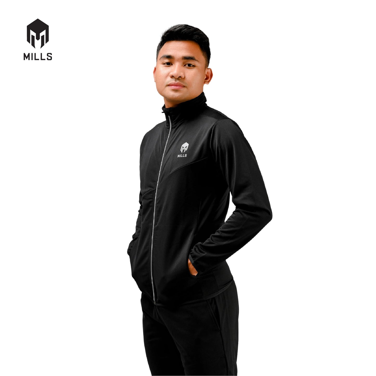 MILLS JAKET OLAHRAGA TRACK JACKET EARTH 8029