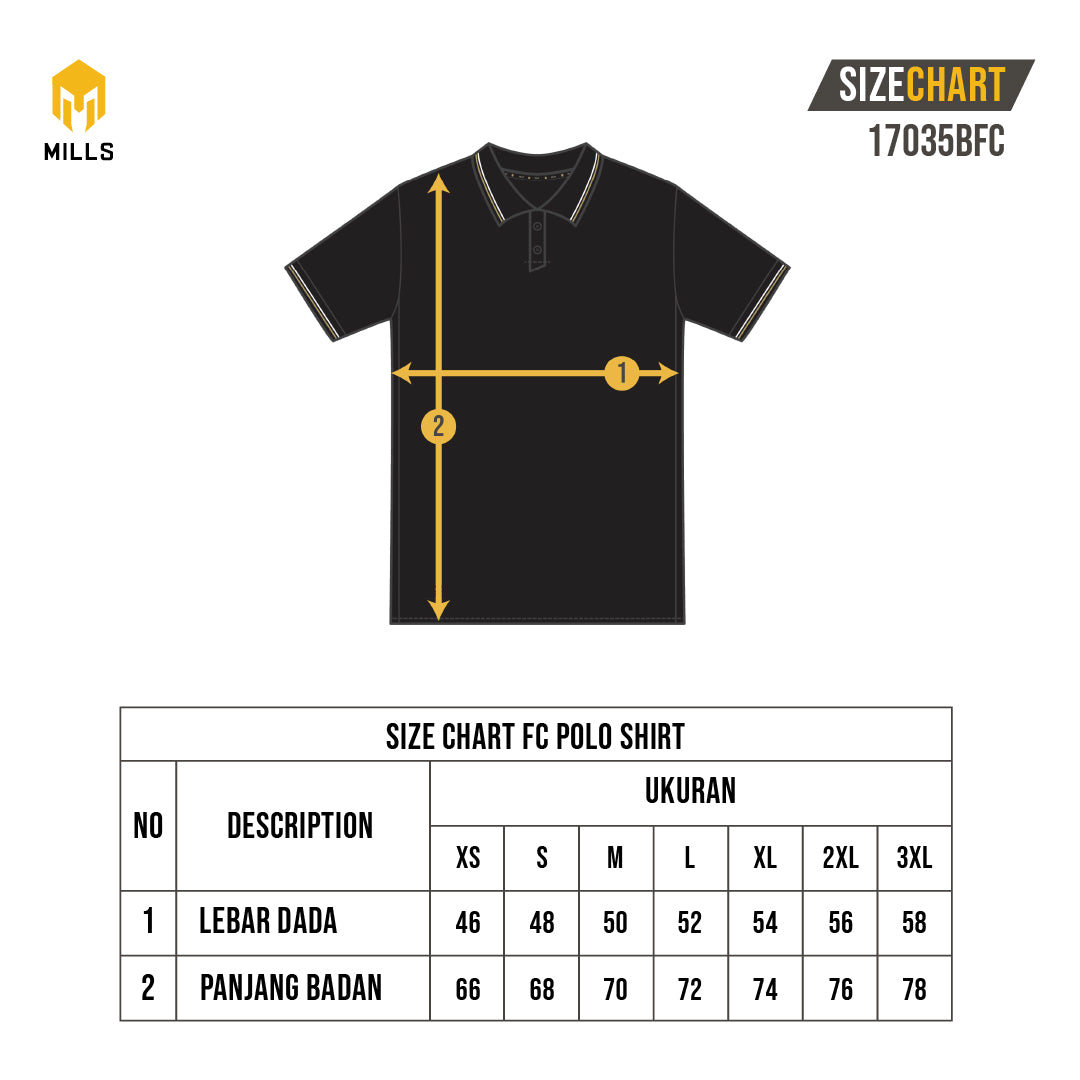 MILLS BHAYANGKARA FC POLO SHIRT 2022 17035BFC