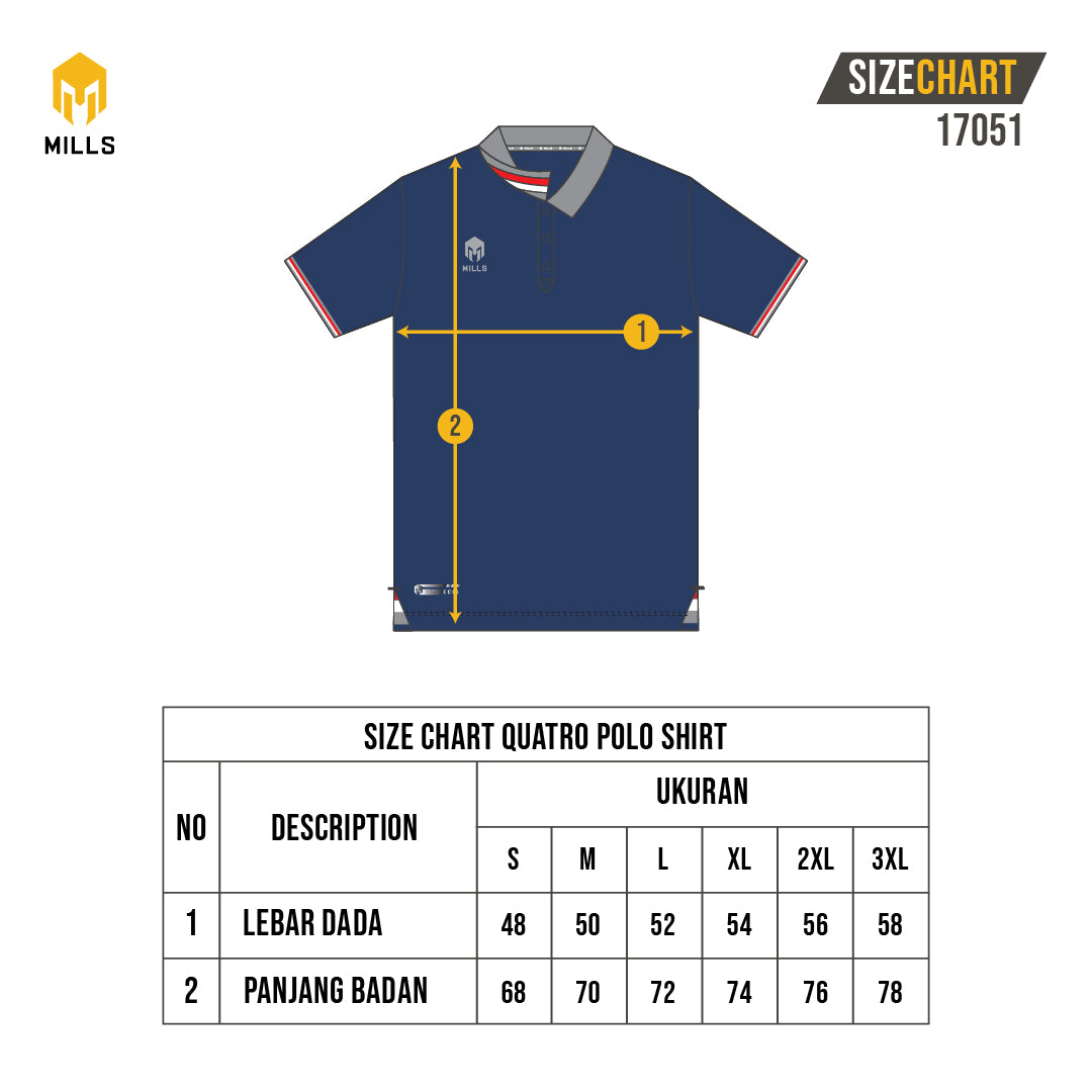 MILLS POLO SHIRT SPORT STYLE QUATRO 17051