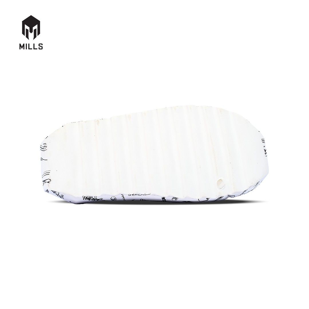 MILLS Sandal Metaslide Graffiti White / Black 9900802