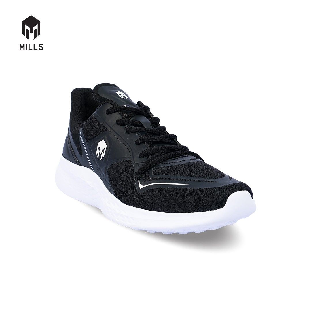 MILLS Sepatu Treximo Omega Black / White 9100110