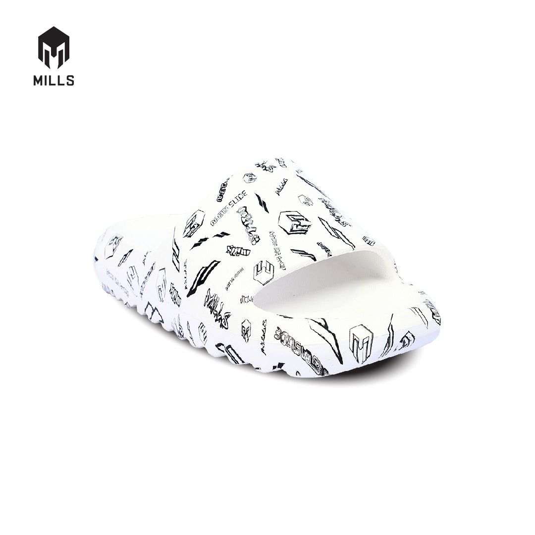 MILLS Sandal Metaslide Graffiti White / Black 9900802