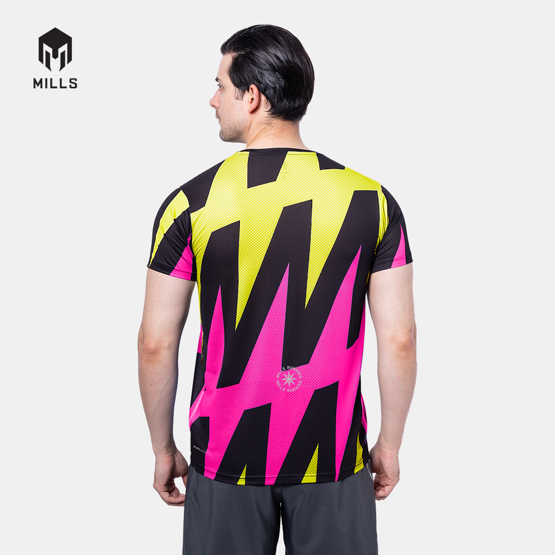 MILLS Baju Olahraga Running Enercharge Running Tshirt Men 00100097