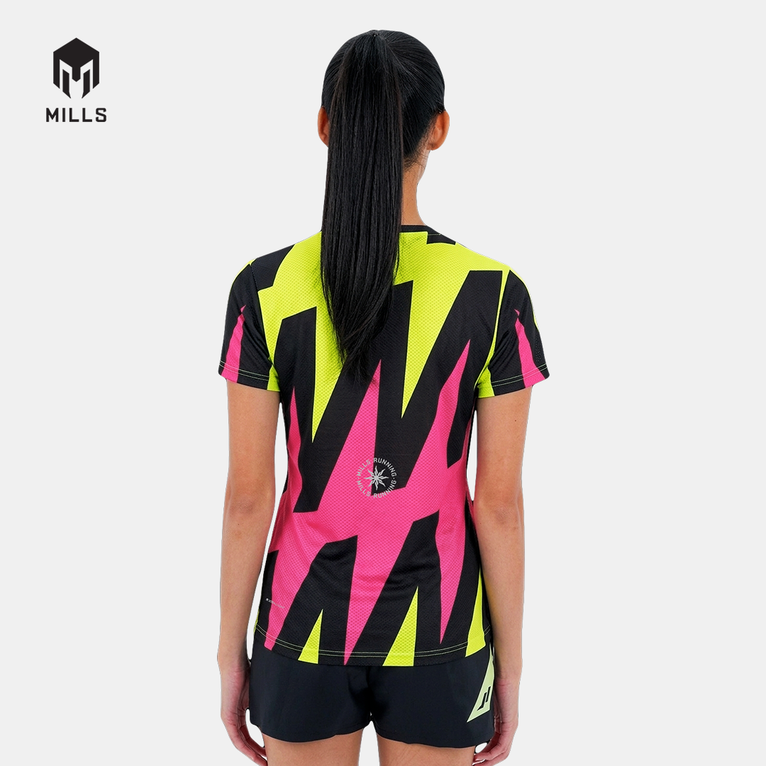 MILLS Baju Olahraga Running Enercharge Running Tshirt Women 00100114