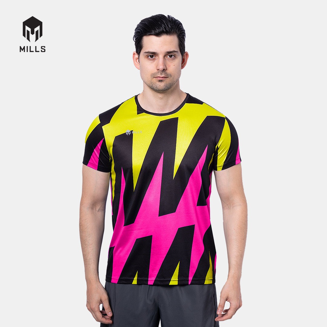 MILLS Baju Olahraga Running Enercharge Running Tshirt Men 00100097