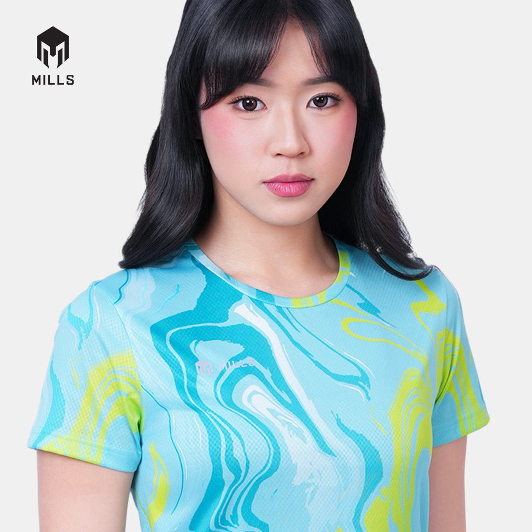 MILLS BAJU OLAHRAGA RUNNING ENERMAX NERGETIC M3 RUNNING T-SHIRT WOMEN 00100637