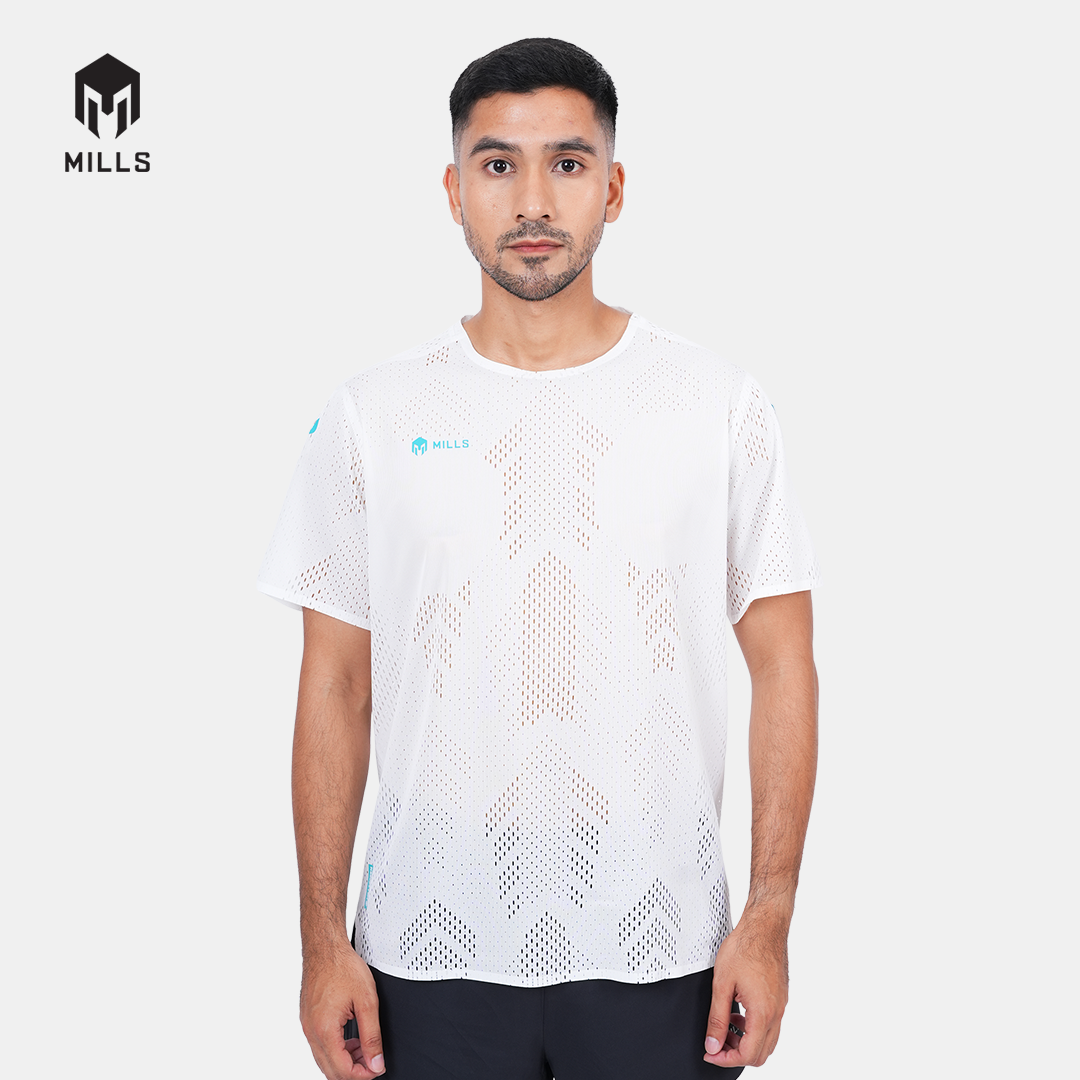MILLS BAJU OLAHRAGA RUNNING HYPERCHARGE T-SHIRT MEN 00100718