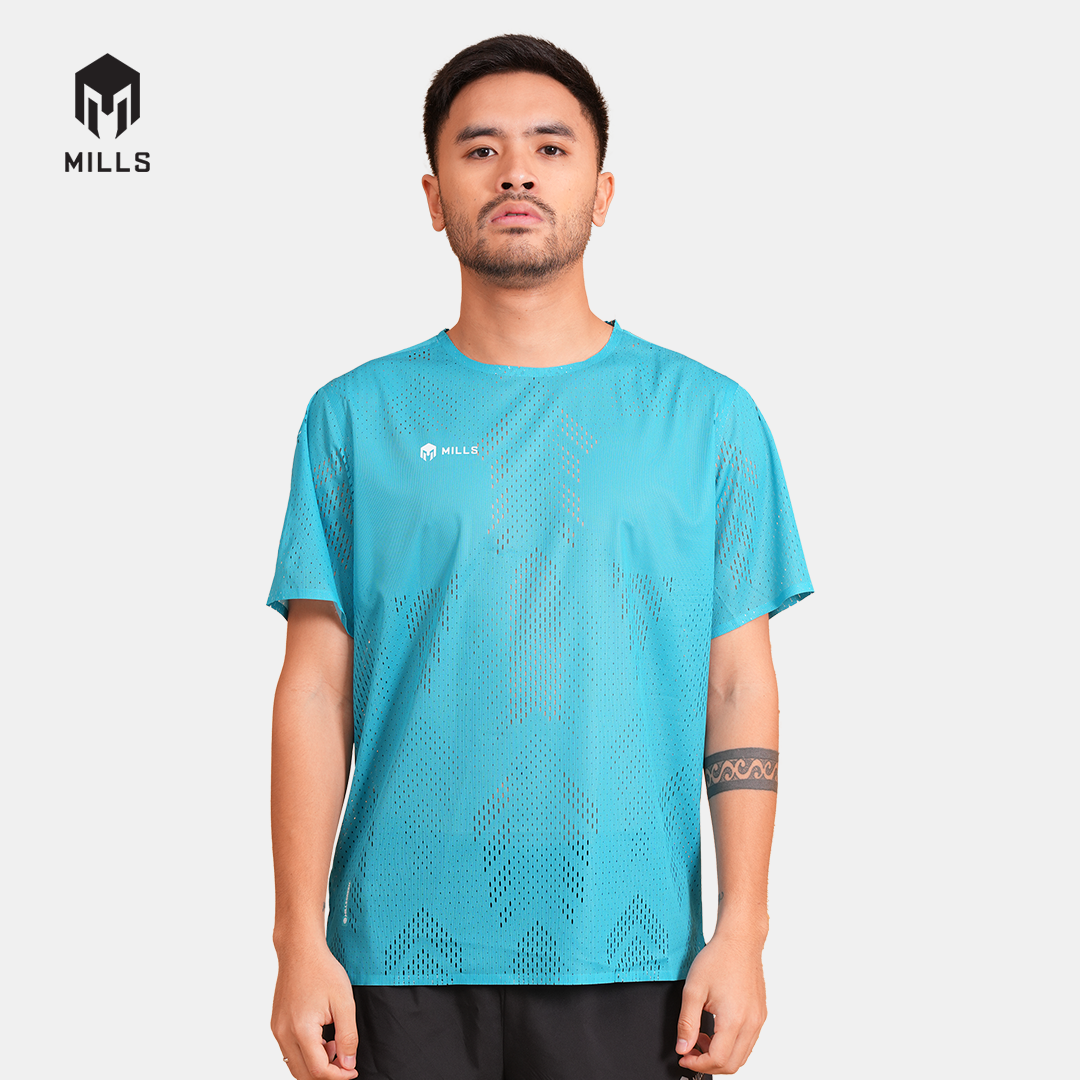 MILLS BAJU OLAHRAGA RUNNING HYPERCHARGE T-SHIRT MEN 00100718