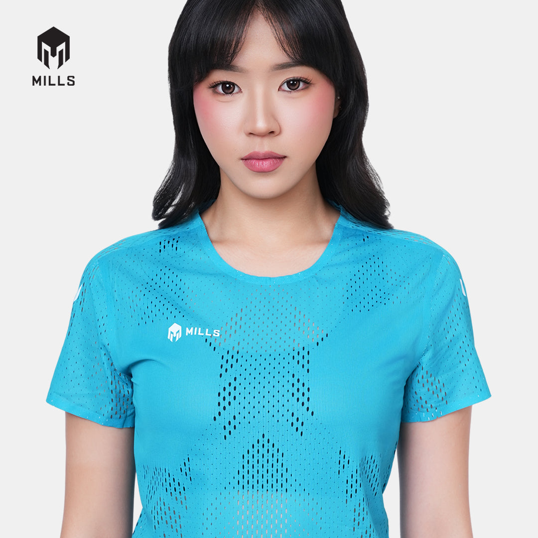 MILLS BAJU OLAHRAGA RUNNING HYPERCHARGE T-SHIRT WOMEN 00100719