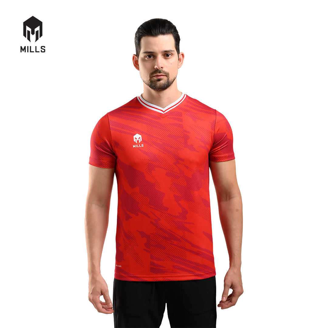 MILLS Baju Olahraga Jersey Sepakbola Football Futsal Soccer Jersey Berus 1326