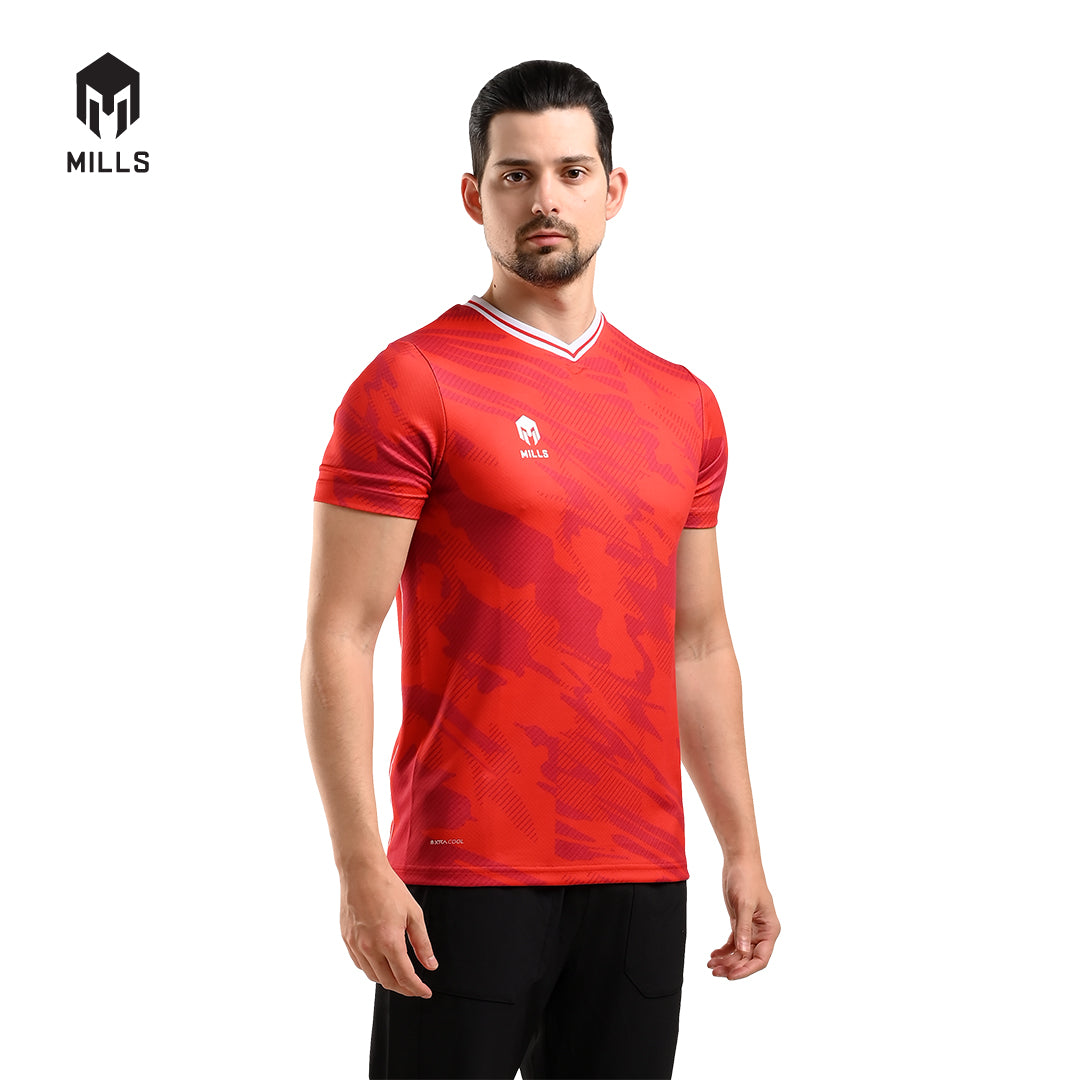 MILLS Baju Olahraga Jersey Sepakbola Football Futsal Soccer Jersey Berus 1326