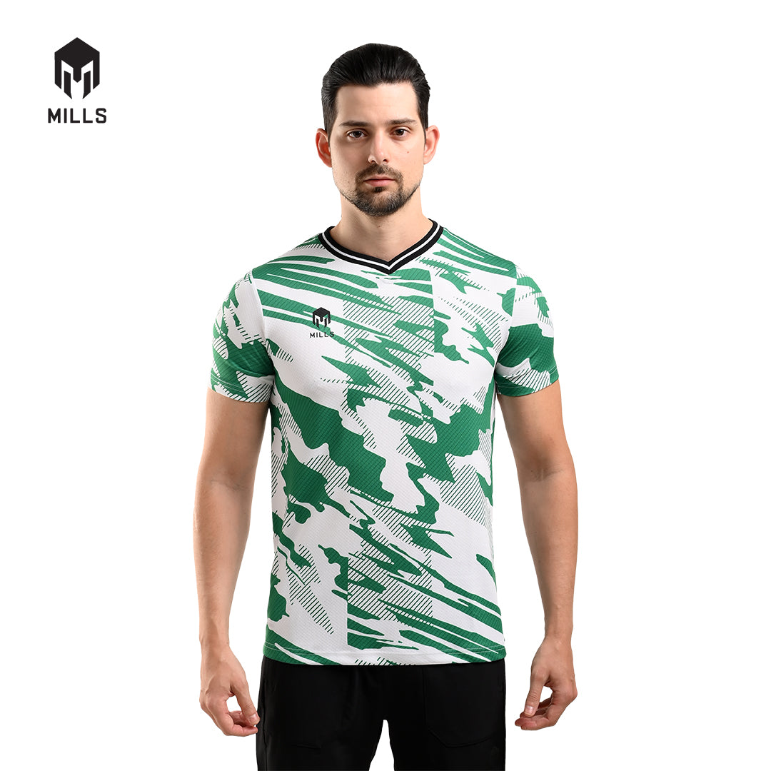 MILLS Baju Olahraga Jersey Sepakbola Football Futsal Soccer Jersey Berus 1326