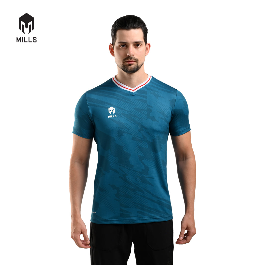 MILLS Baju Olahraga Jersey Sepakbola Football Futsal Soccer Jersey Berus 1326