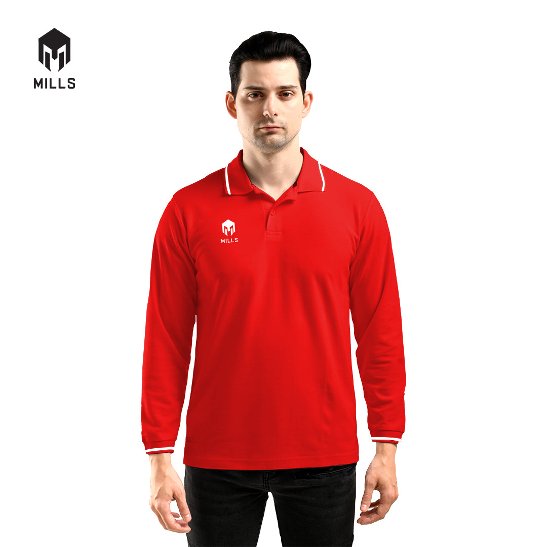 MILLS Polo Shirt Sport Style Enver LS 17076