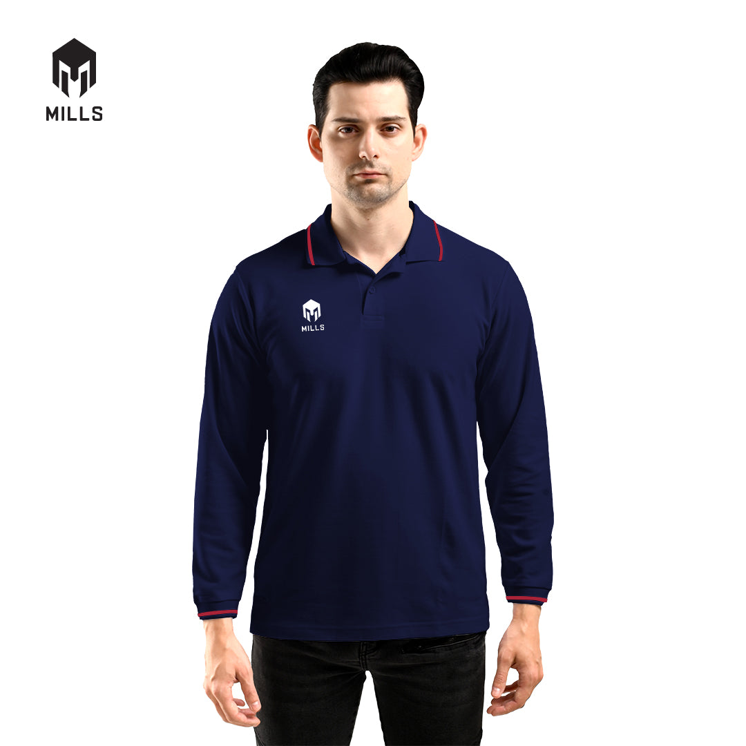 MILLS Polo Shirt Sport Style Enver LS 17076