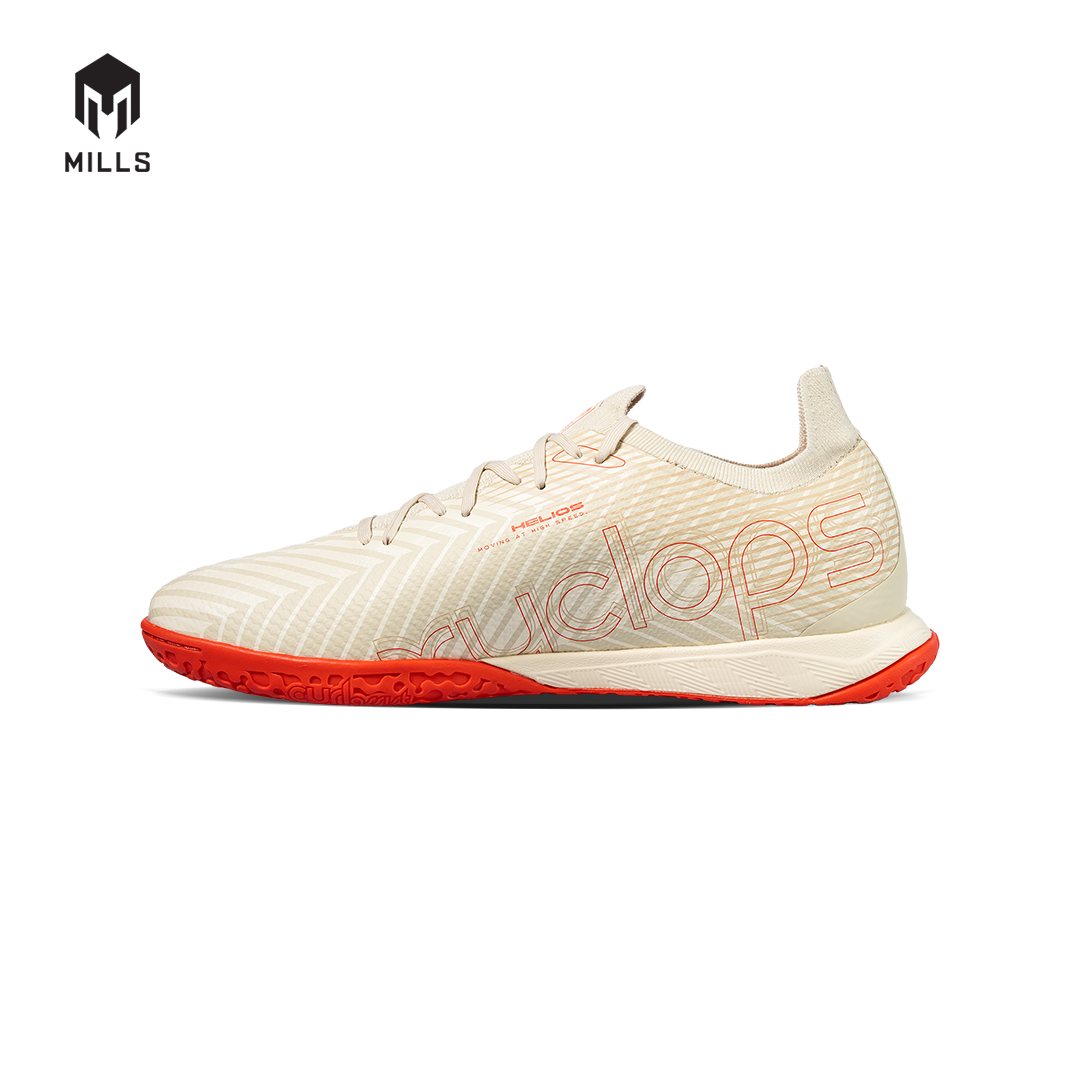 MILLS Sepatu Futsal Xyclops Helios IN Beige / Bright Red 9404001