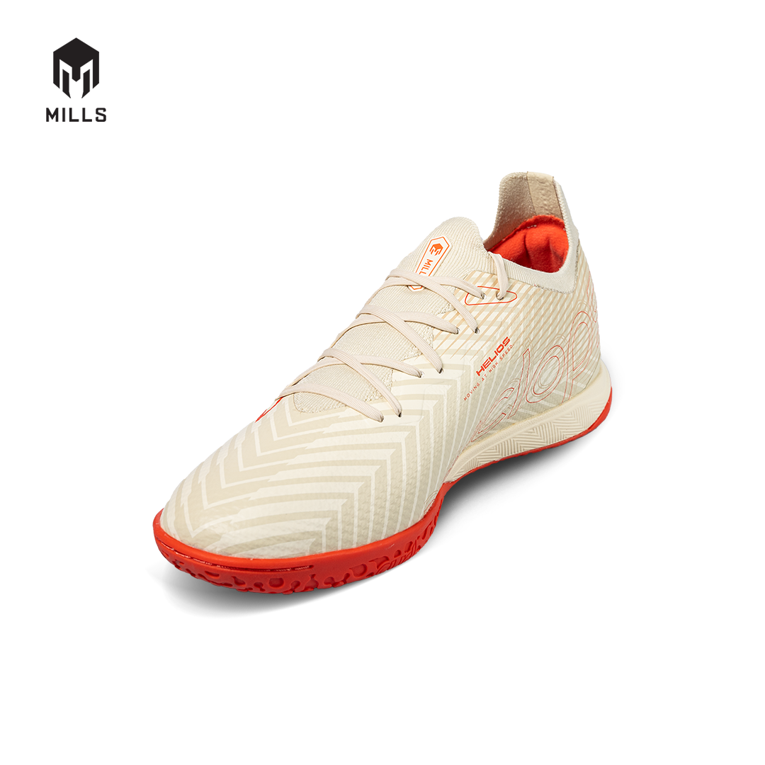 MILLS Sepatu Futsal Xyclops Helios IN Beige / Bright Red 9404001