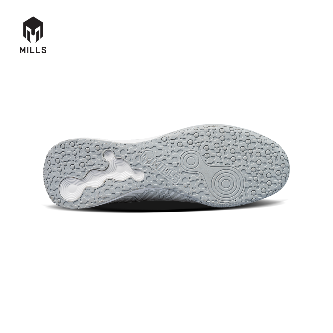 MILLS Sepatu Futsal Xyclops Helios IN White / Silver 9404004