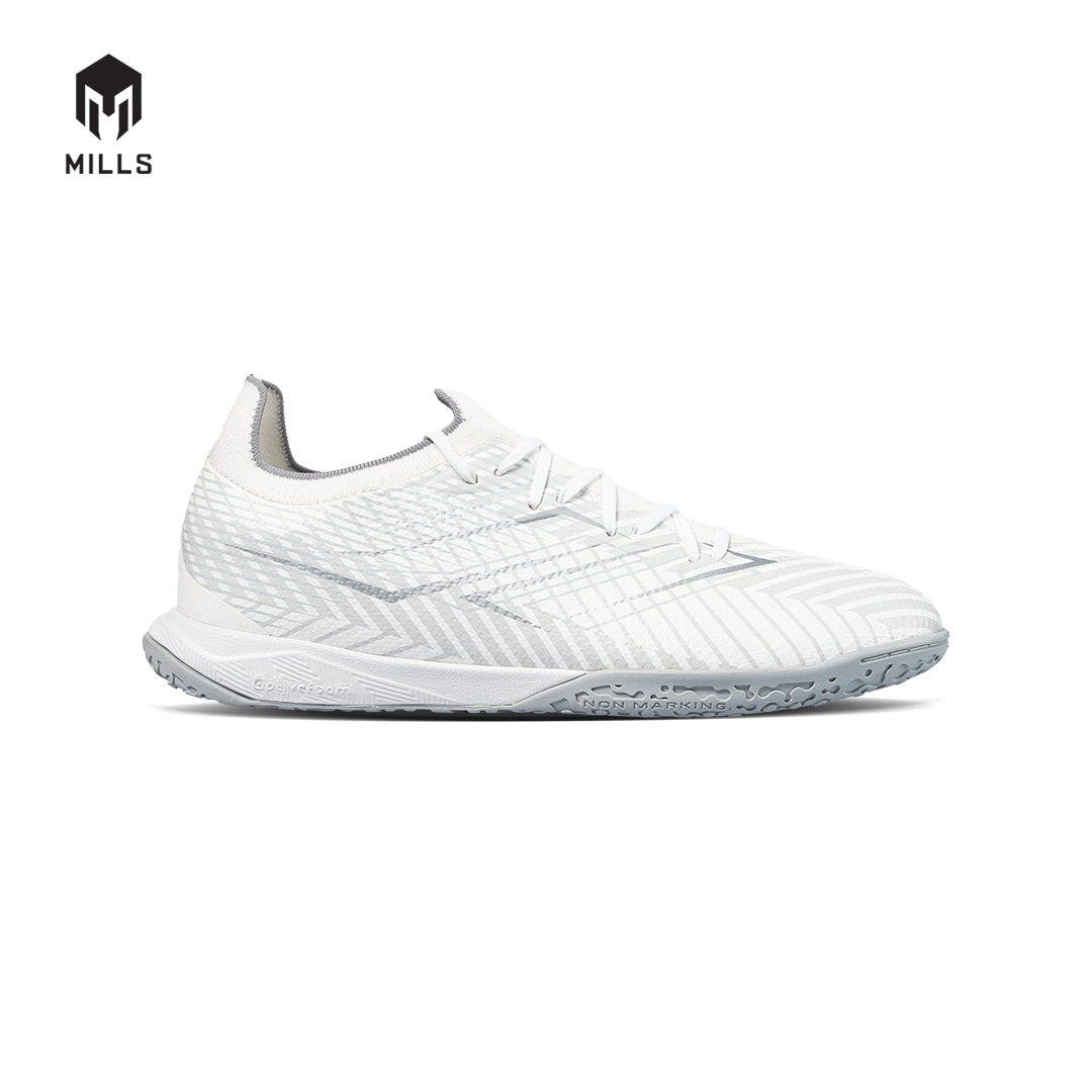 MILLS Sepatu Futsal Xyclops Helios IN White / Silver 9404004