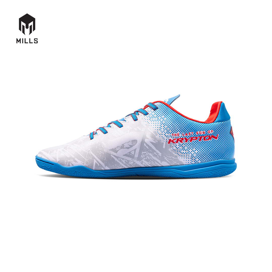 MILLS Superman Sepatu Futsal Xyclops Pack In JR White / Blue / Red 9800801