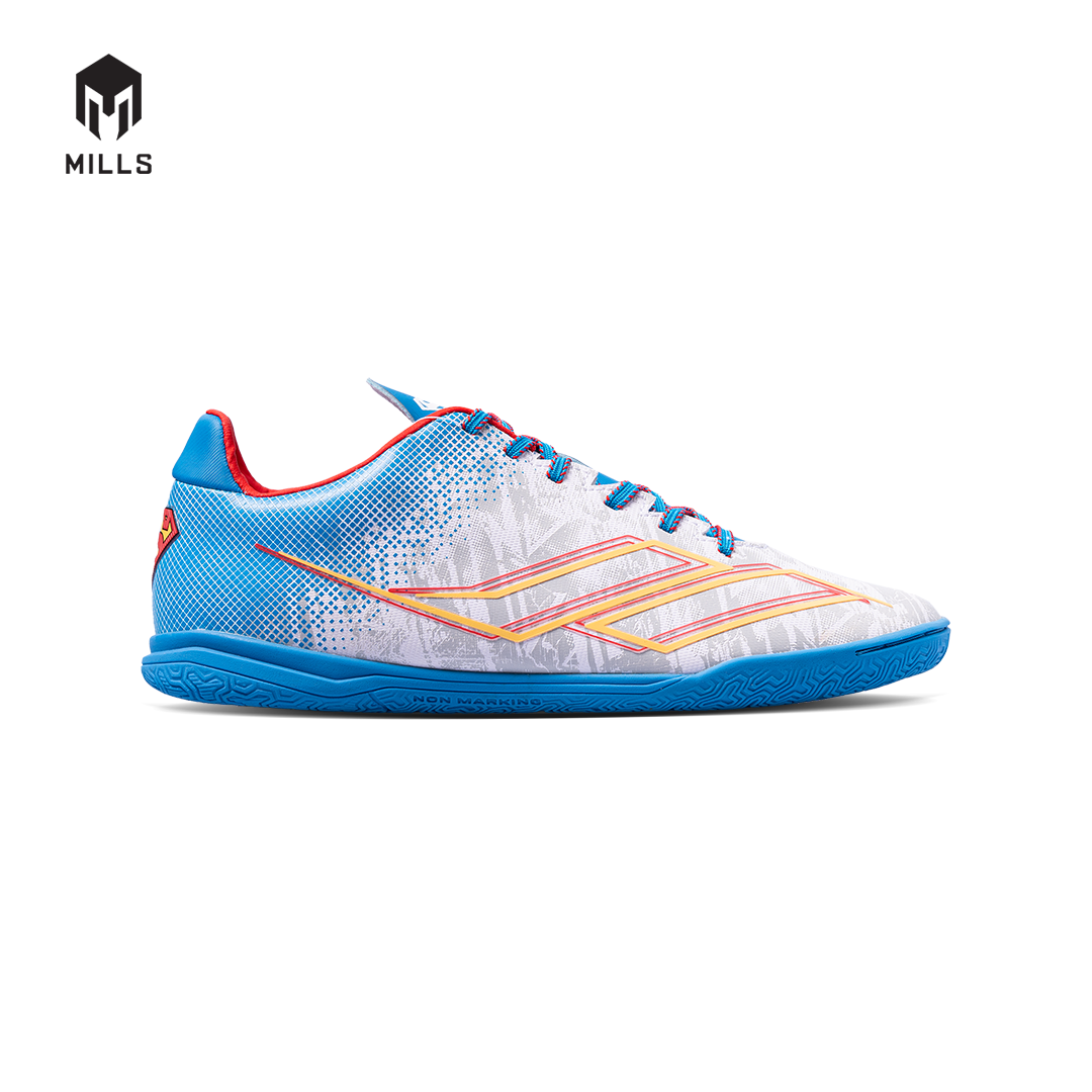 MILLS Superman Sepatu Futsal Xyclops Pack In JR White / Blue / Red 9800801