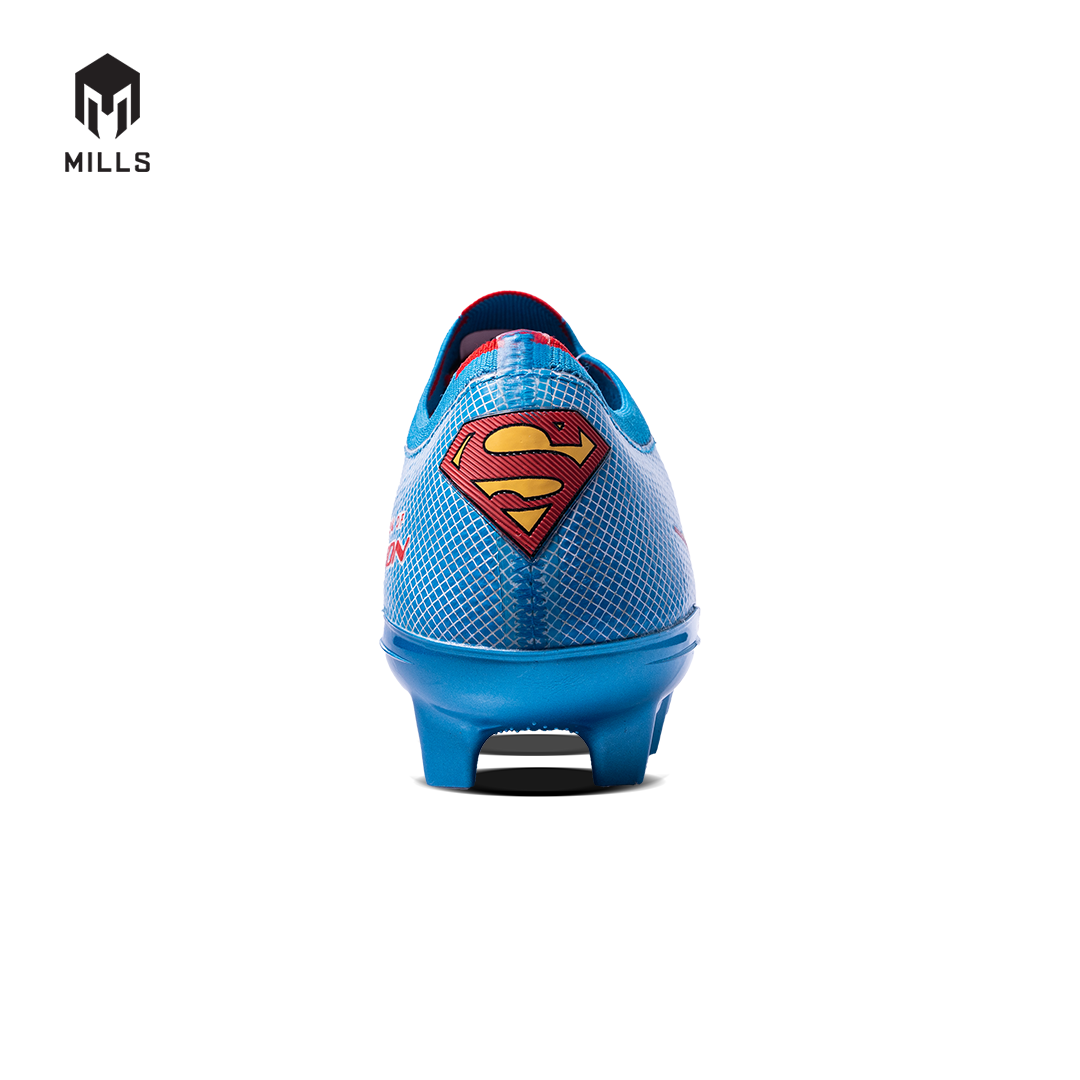 MILLS Superman Sepatu Sepakbola Xyclops Pack Fg White / Blue / Red 9300607