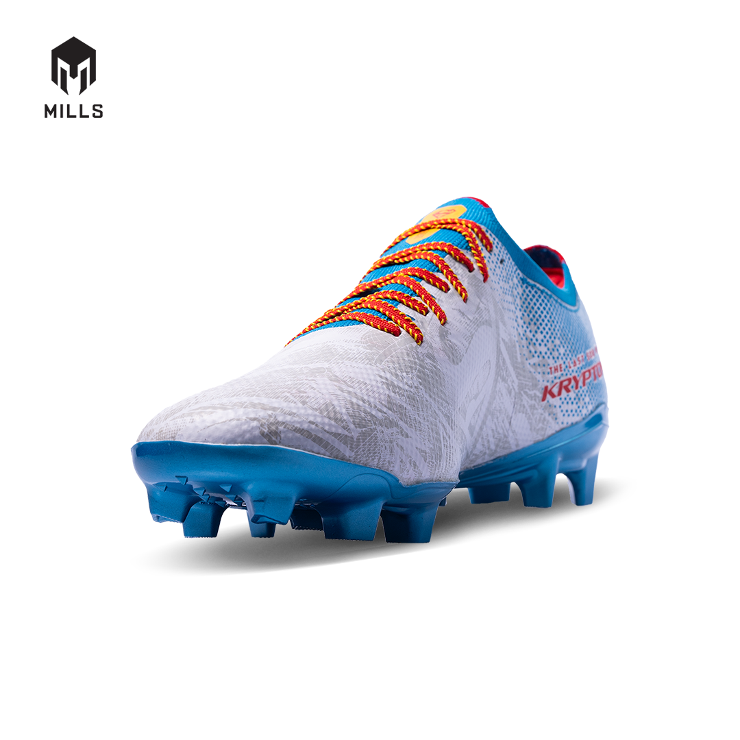 MILLS Superman Sepatu Sepakbola Xyclops Pack Fg White / Blue / Red 9300607