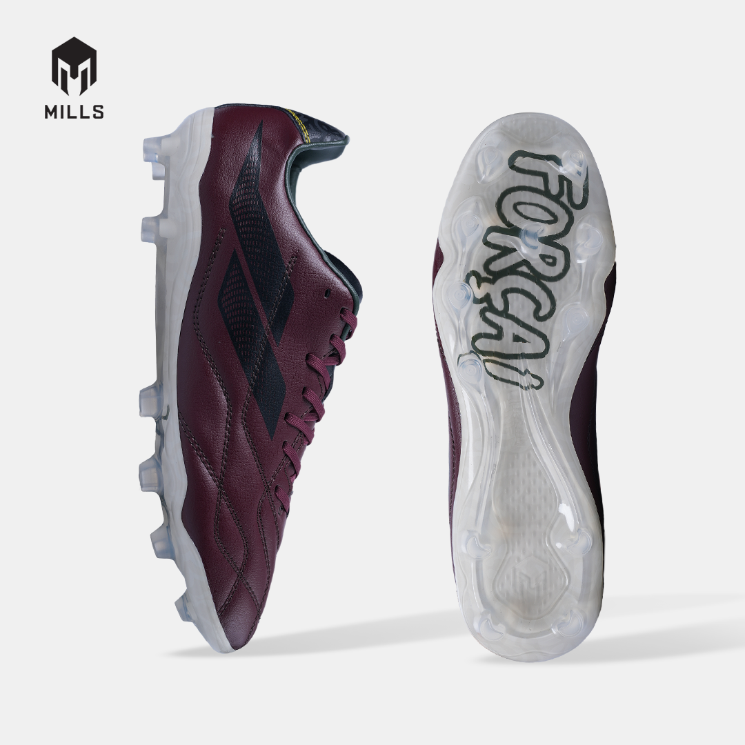 MILLS SEPATU SEPAKBOLA ENZO FG BURGUNDY / OFF WHITE / BLACK PORTUGAL 930WCPO