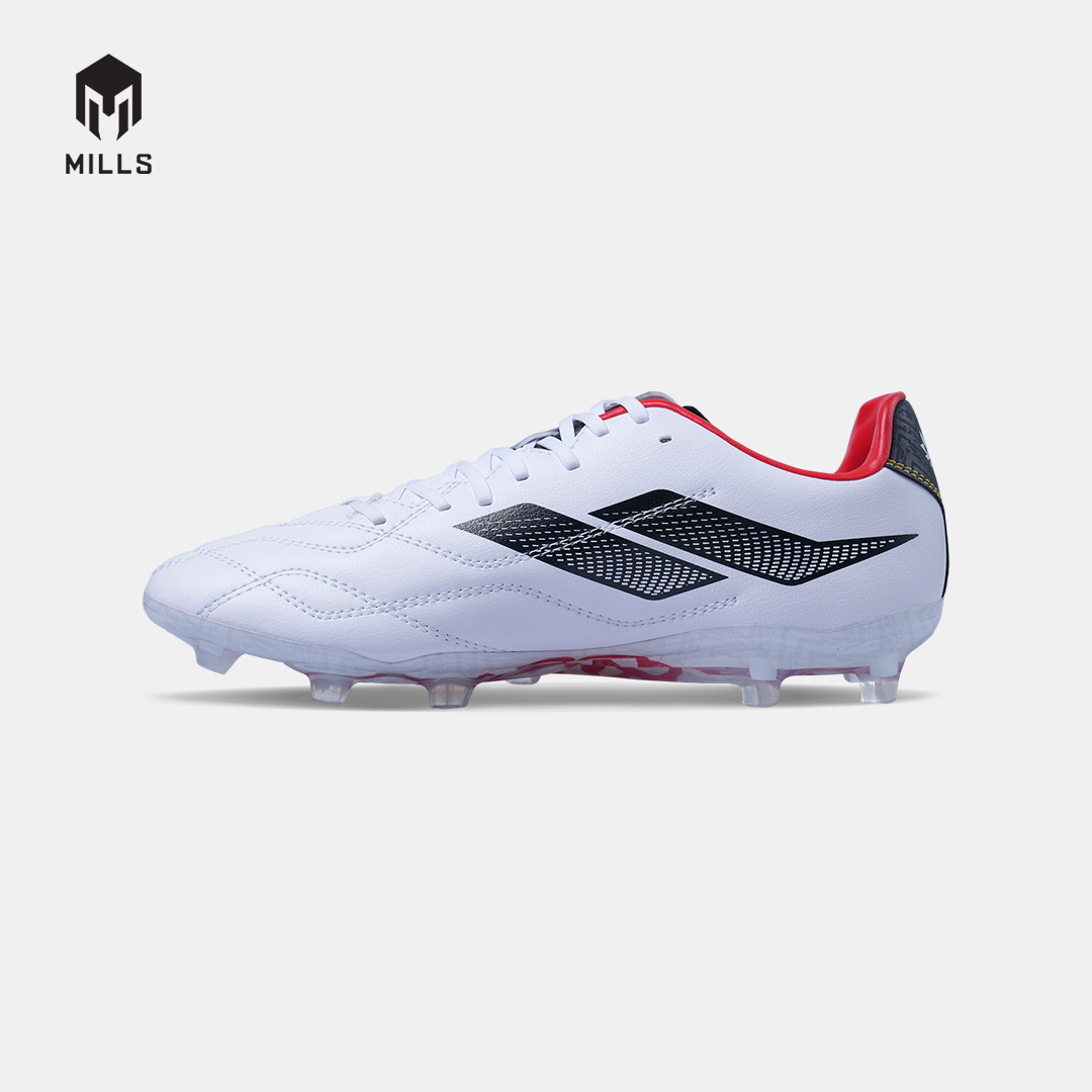 MILLS SEPATU SEPAKBOLA ENZO FG WHITE / BLACK / RED GERMANY 930WCGE