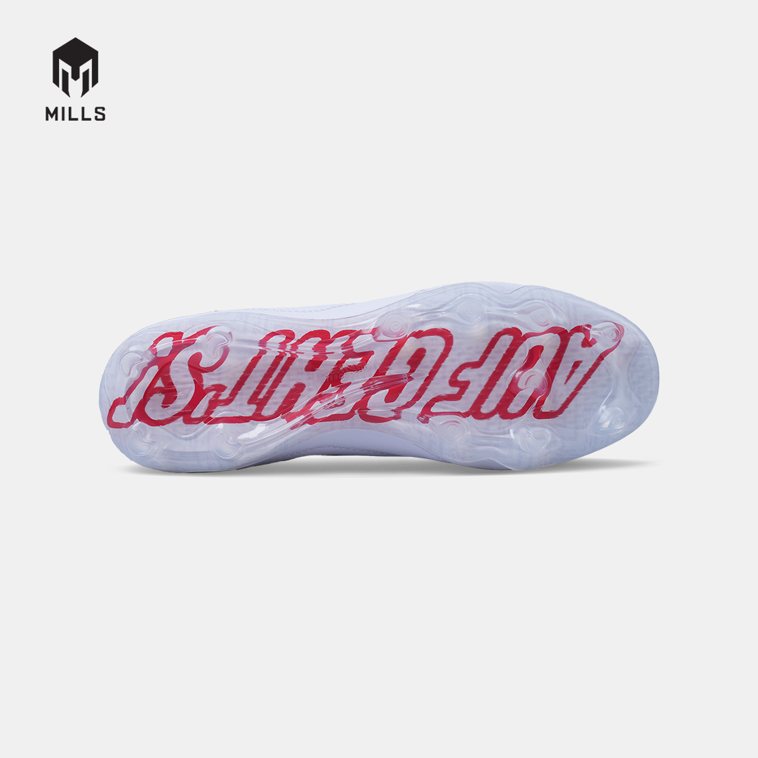MILLS SEPATU SEPAKBOLA ENZO FG WHITE / BLACK / RED GERMANY 930WCGE
