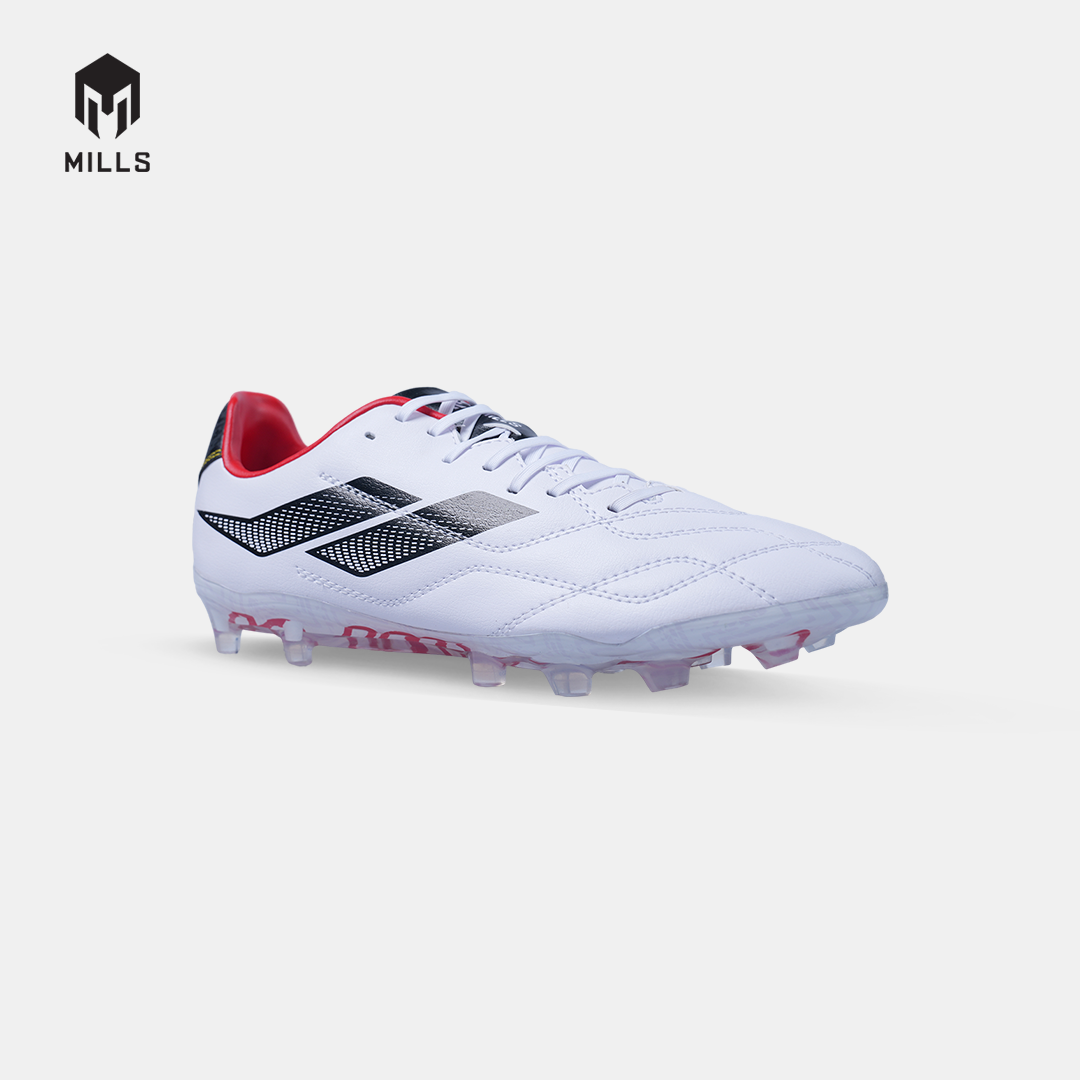 MILLS SEPATU SEPAKBOLA ENZO FG WHITE / BLACK / RED GERMANY 930WCGE