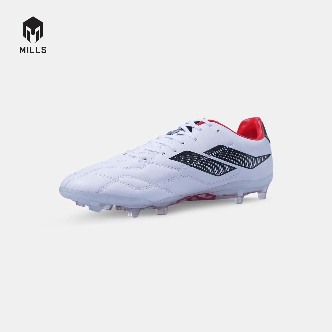 MILLS SEPATU SEPAKBOLA ENZO FG WHITE / BLACK / RED GERMANY 930WCGE