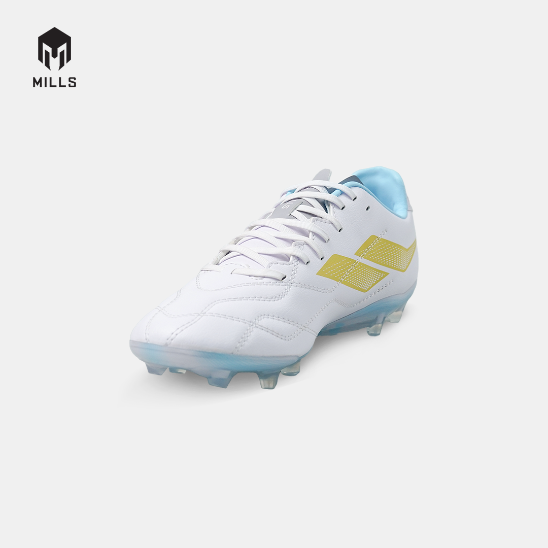 MILLS SEPATU SEPAKBOLA ENZO FG WHITE / GOLD / AQUA BLUE ARGENTINA 930WCAR
