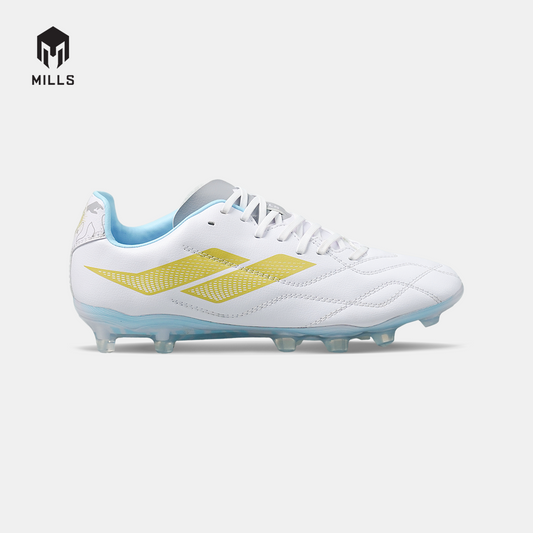 MILLS SEPATU SEPAKBOLA ENZO FG WHITE / GOLD / AQUA BLUE ARGENTINA 930WCAR