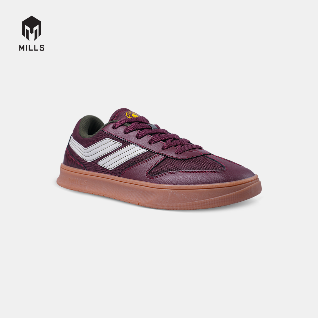 MILLS SEPATU LIFESTYLE ULTRAS DREAMER 2 BURGUNDY / OFF WHITE / GUM PORTUGAL 970WCPO