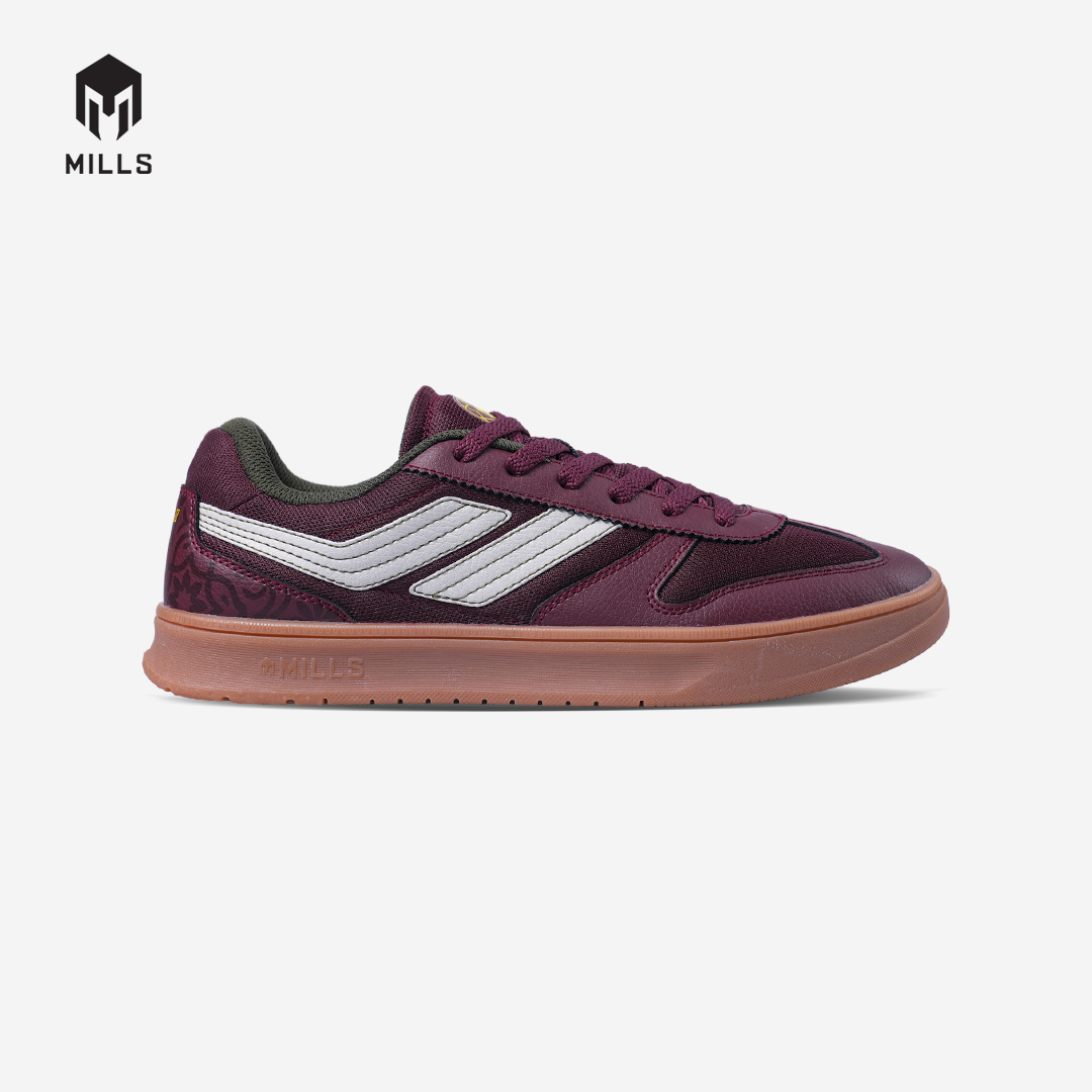 MILLS SEPATU LIFESTYLE ULTRAS DREAMER 2 BURGUNDY / OFF WHITE / GUM PORTUGAL 970WCPO