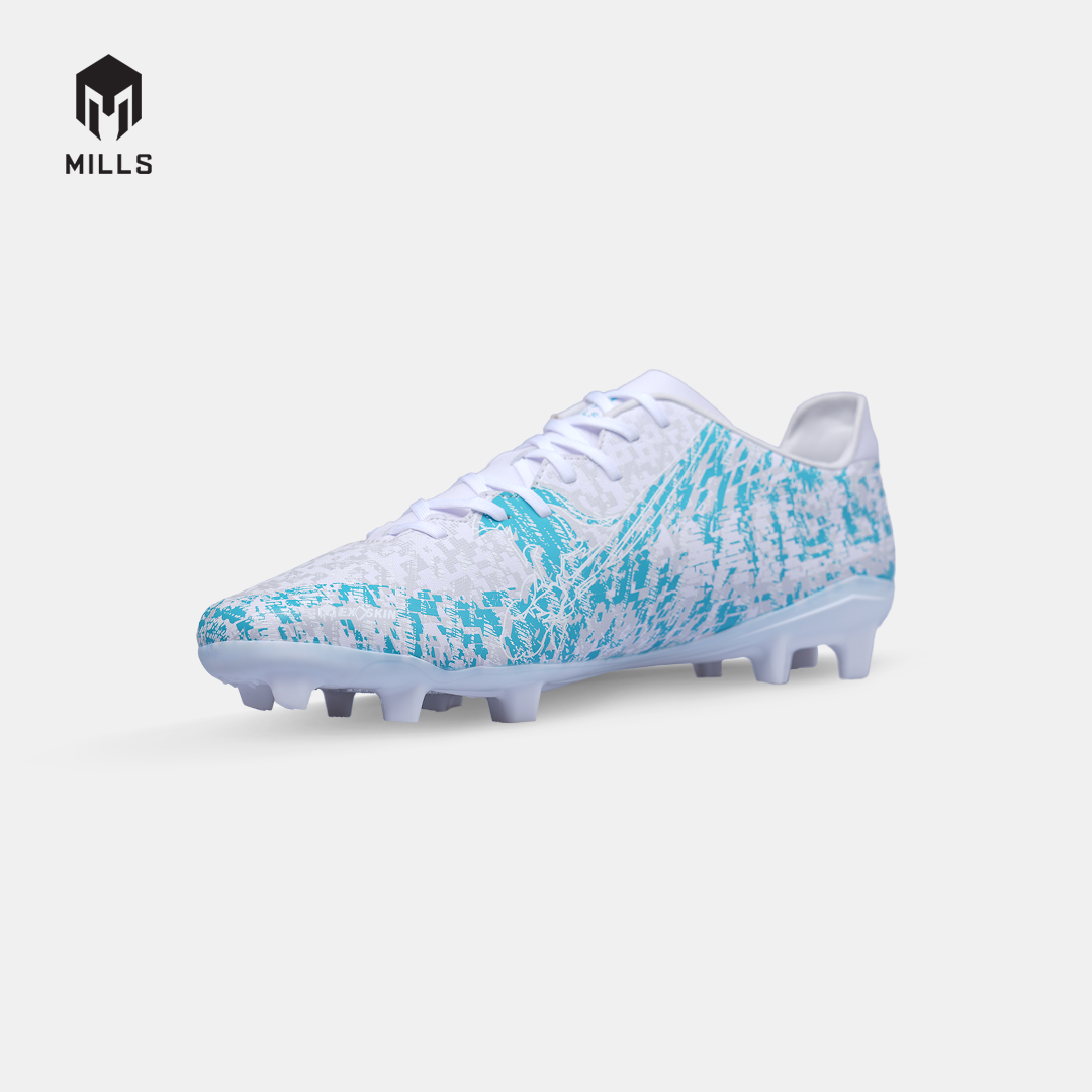 MILLS SEPATU SEPAKBOLA GLADION FG WHITE/JAVA.CYAN/SOFT.GREY 9304205