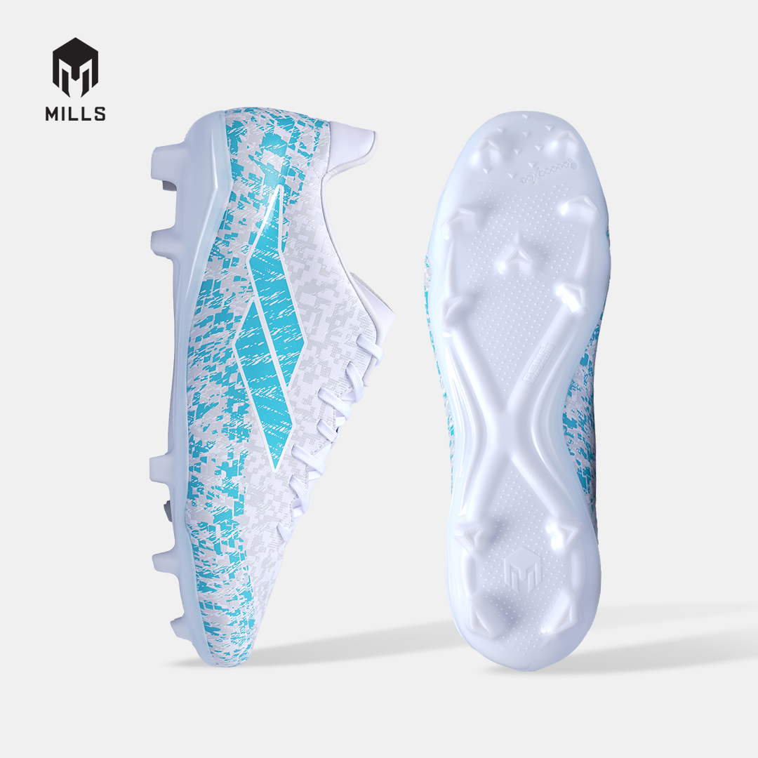 MILLS SEPATU SEPAKBOLA GLADION FG WHITE/JAVA.CYAN/SOFT.GREY 9304205