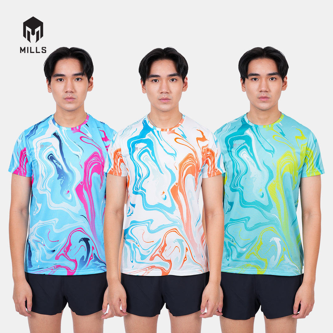 MILLS BAJU OLAHRAGA RUNNING ENERMAX NERGETIC M3 T-SHIRT MEN 00100634