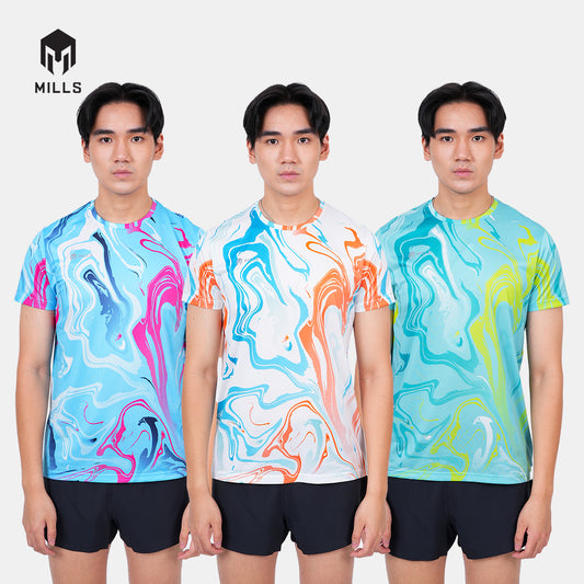 MILLS BAJU OLAHRAGA RUNNING ENERMAX NERGETIC M3 T-SHIRT MEN 00100634