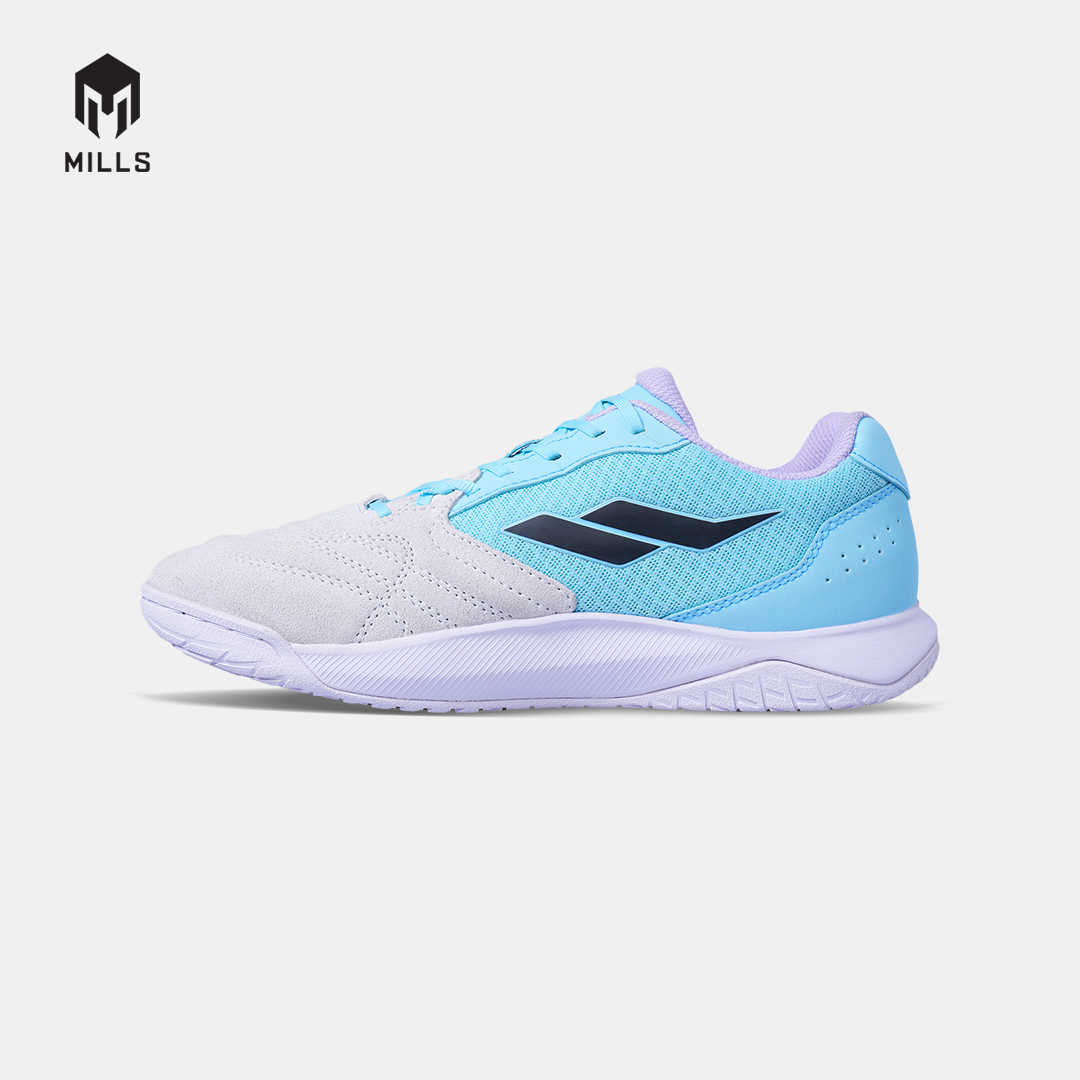 MILLS SEPATU FUTSAL VOLTASALA ARION M2 SUEDE AQUA.BLUE/WHITE 9502402